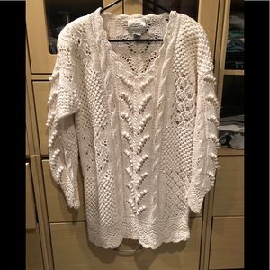 SOLD Beautiful cream sweater piece